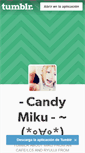 Mobile Screenshot of candymiku.tumblr.com