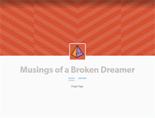 Tablet Screenshot of musingsofabrokendreamer.tumblr.com