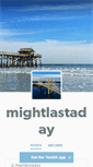 Mobile Screenshot of mightlastaday.tumblr.com