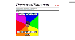 Desktop Screenshot of depressedshannon.tumblr.com