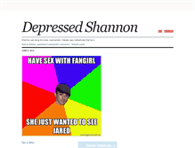 Tablet Screenshot of depressedshannon.tumblr.com