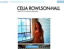 Tablet Screenshot of celiarowlsonhall.tumblr.com