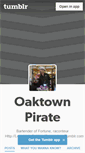 Mobile Screenshot of oaktownpirate.tumblr.com