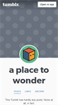 Mobile Screenshot of aplacetowonder.tumblr.com
