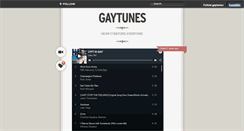 Desktop Screenshot of gaytunes.tumblr.com