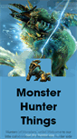 Mobile Screenshot of monsterhunterthings.tumblr.com