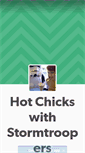 Mobile Screenshot of hotchickswithstormtroopers.tumblr.com