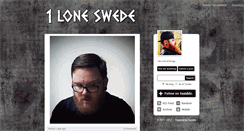 Desktop Screenshot of 1loneswede.tumblr.com
