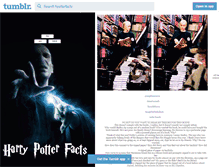 Tablet Screenshot of hpotterfacts.tumblr.com