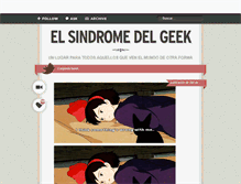 Tablet Screenshot of elsindromedelgeek.tumblr.com