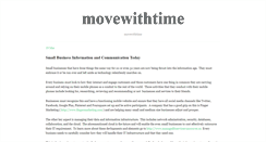 Desktop Screenshot of movewithtime.tumblr.com