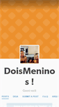 Mobile Screenshot of doismeninos.tumblr.com