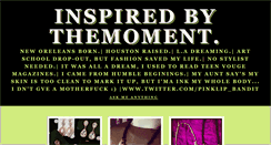 Desktop Screenshot of inspiredbythemoment.tumblr.com