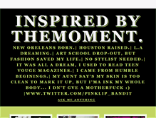 Tablet Screenshot of inspiredbythemoment.tumblr.com