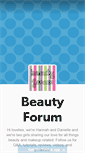 Mobile Screenshot of beautyforum.tumblr.com