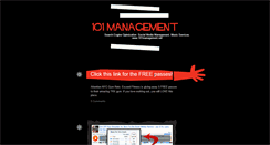 Desktop Screenshot of 101management.tumblr.com