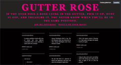 Desktop Screenshot of gutterrose.tumblr.com