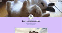 Desktop Screenshot of leavememealone.tumblr.com