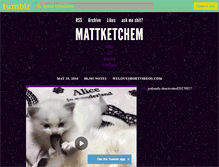 Tablet Screenshot of mattketchem.tumblr.com