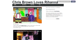 Desktop Screenshot of chrisbrownlovesrihanna.tumblr.com