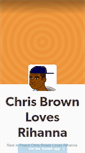 Mobile Screenshot of chrisbrownlovesrihanna.tumblr.com