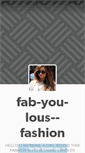 Mobile Screenshot of fab-you-lous--fashion.tumblr.com