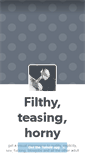 Mobile Screenshot of filthyteasing.tumblr.com