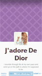 Mobile Screenshot of jadordedior.tumblr.com