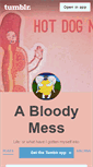 Mobile Screenshot of abloodymess.tumblr.com