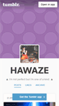 Mobile Screenshot of hawaze.tumblr.com