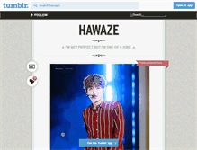 Tablet Screenshot of hawaze.tumblr.com