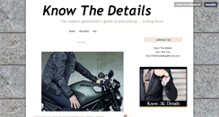 Desktop Screenshot of knowthedetails.tumblr.com