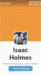 Mobile Screenshot of isaacholmesbarber.tumblr.com