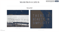 Desktop Screenshot of miamiprovocateur.tumblr.com