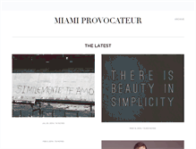 Tablet Screenshot of miamiprovocateur.tumblr.com