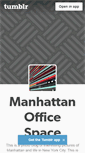 Mobile Screenshot of manhattanofficespace.tumblr.com