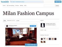 Tablet Screenshot of milanfashioncampus.tumblr.com