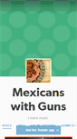 Mobile Screenshot of mexicanswithguns.tumblr.com
