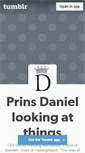 Mobile Screenshot of prinsdaniellookingatthings.tumblr.com