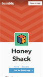 Mobile Screenshot of honeyshack.tumblr.com