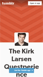 Mobile Screenshot of kirklarsen.tumblr.com