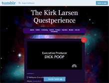 Tablet Screenshot of kirklarsen.tumblr.com