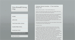 Desktop Screenshot of iamronaldgaraygay.tumblr.com