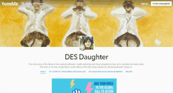 Desktop Screenshot of desdaughter.tumblr.com