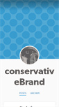 Mobile Screenshot of conservativebrand.tumblr.com
