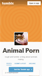 Mobile Screenshot of animalporn.tumblr.com