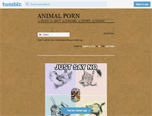 Tablet Screenshot of animalporn.tumblr.com