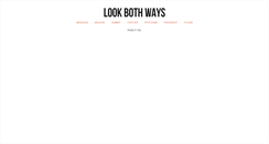 Desktop Screenshot of lookbothways.tumblr.com