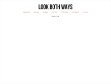 Tablet Screenshot of lookbothways.tumblr.com