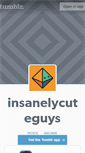 Mobile Screenshot of insanelycuteguys.tumblr.com